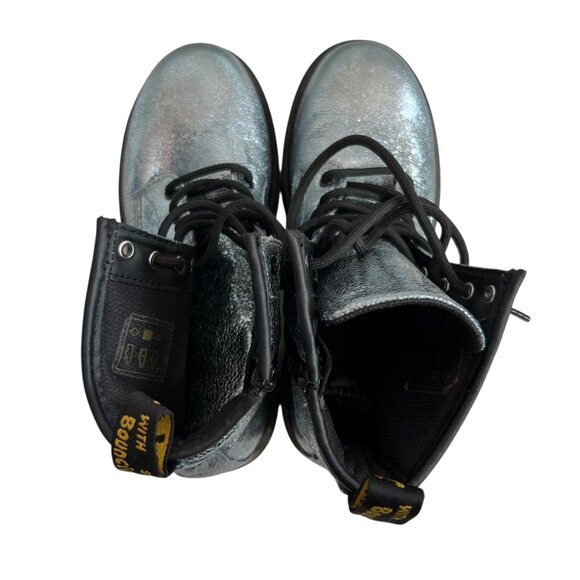 Dr Martens boots juniors crinkle metallic - Picture 5 of 9